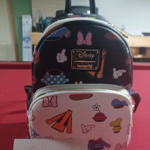 Loungefly Mini Backpack Mickey and Friends